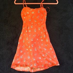 Mahina Simple Coral Dress